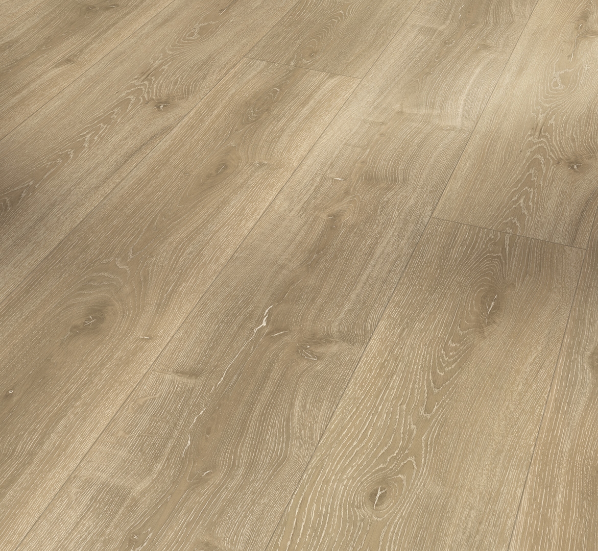 Dub Royal svetlo bielený / dlhé lamely / jednolamelový dizajn