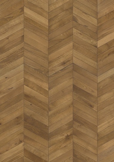 Chevron Light brown L / prírodný olej / 1-lamelový dizajn / mikro 4V drážka