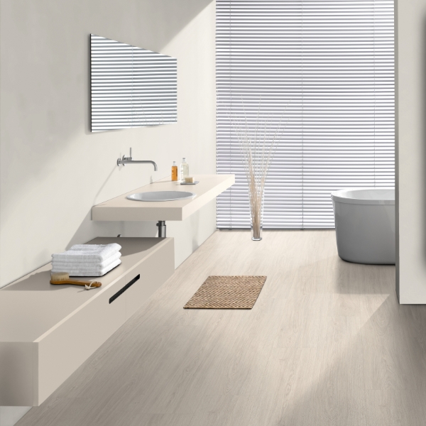 Laminátová podlaha Egger Large Aqua EL1008 Dub Victoria biely / 4V drážka - náhľad