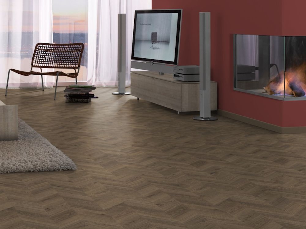 EHL066 Dub Weinburg hnedý / široké lamely - DOPREDAJ - náhľad