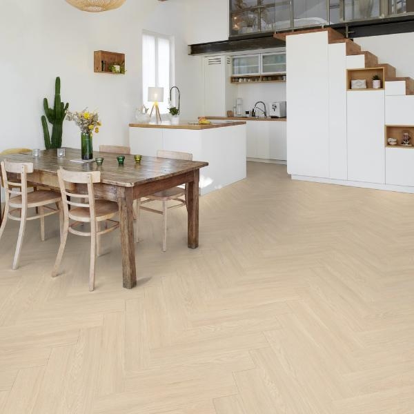 1460 Blomma Beige / Virtuo 55 Rigid Herringbone - náhľad