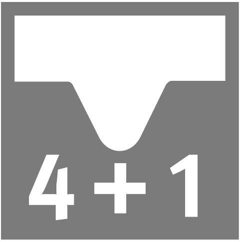 EHL004 Beton Cefalu svetlý / 4+1V / široké lamely - VÝPREDAJ - náhľad