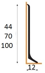 Soklová lišta 44-70-100mm